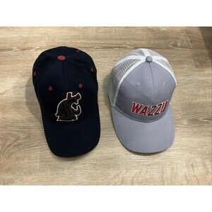 Washington State, Cougars, Duo Hat, One Fit And Wazzu Lightweight Snapback